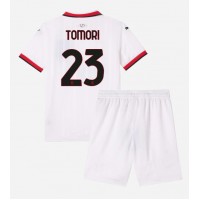 AC Milan Fikayo Tomori #23 Auswärts Trikotsatz Kinder 2024-25 Kurzarm (+ Kurze Hosen)